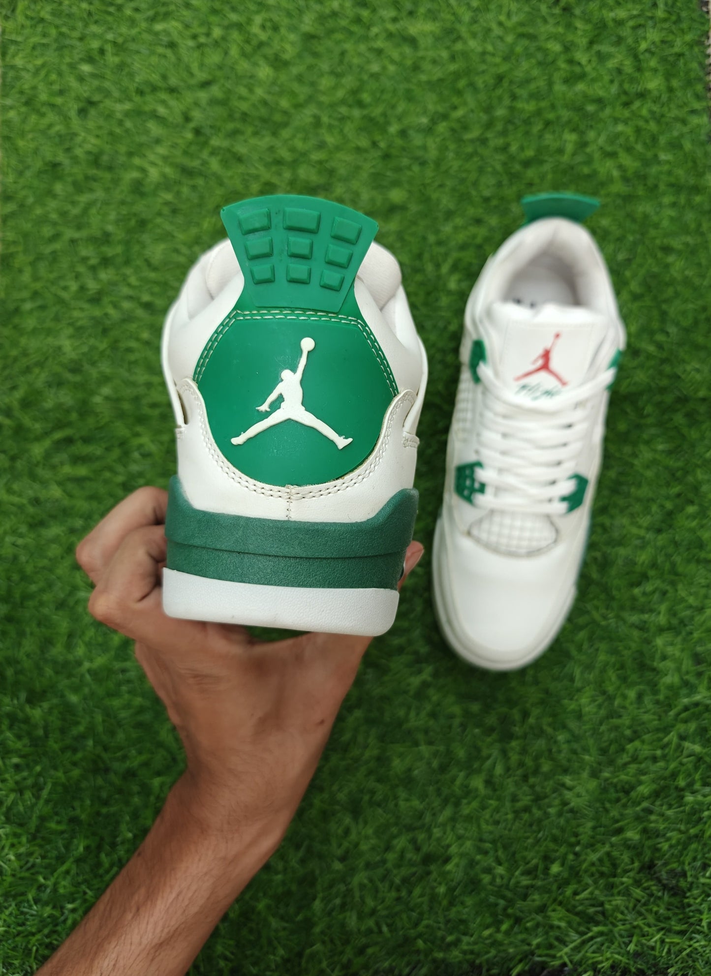 Retro 4 White Green