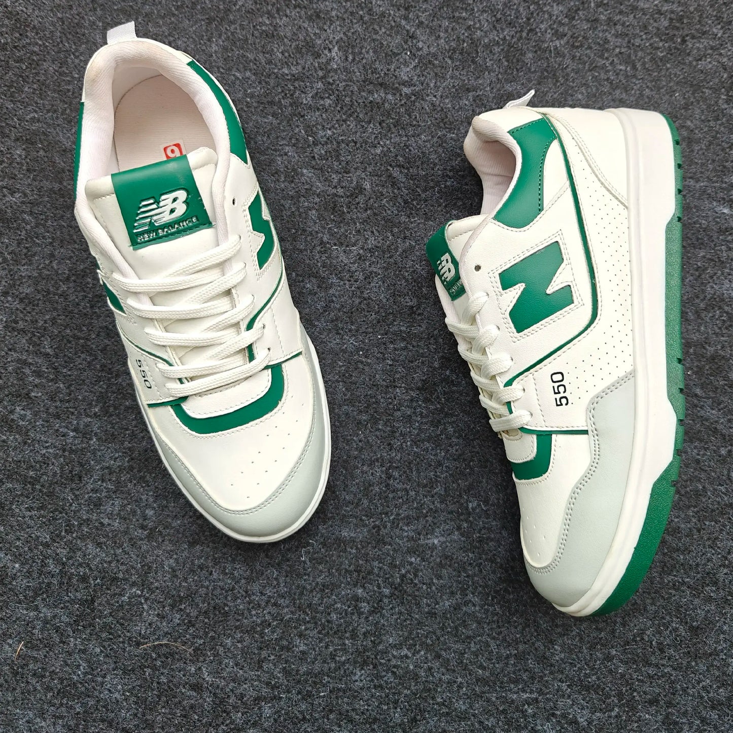 NB 550 GREEN WHITE