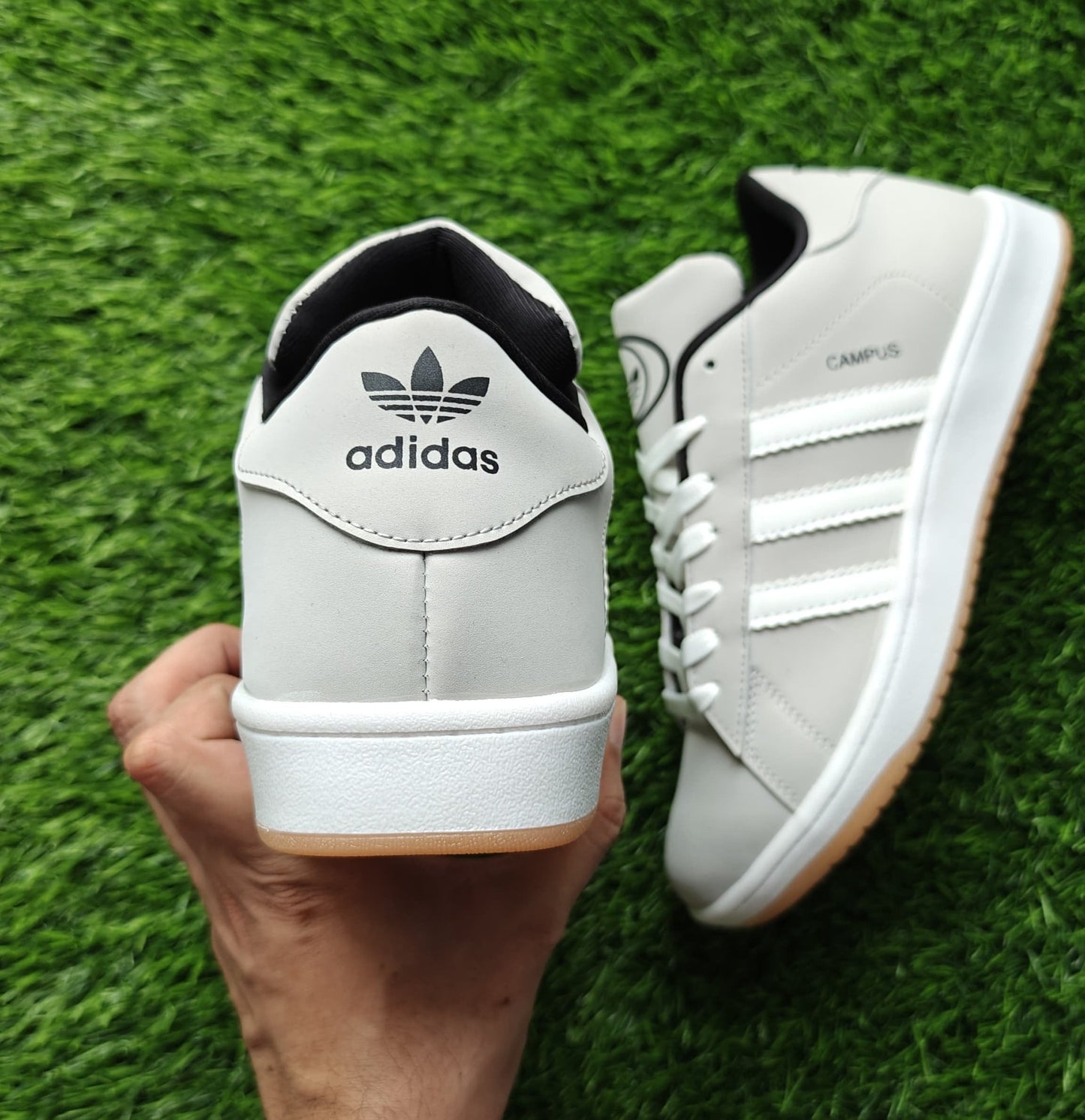 Adidas campus grey white