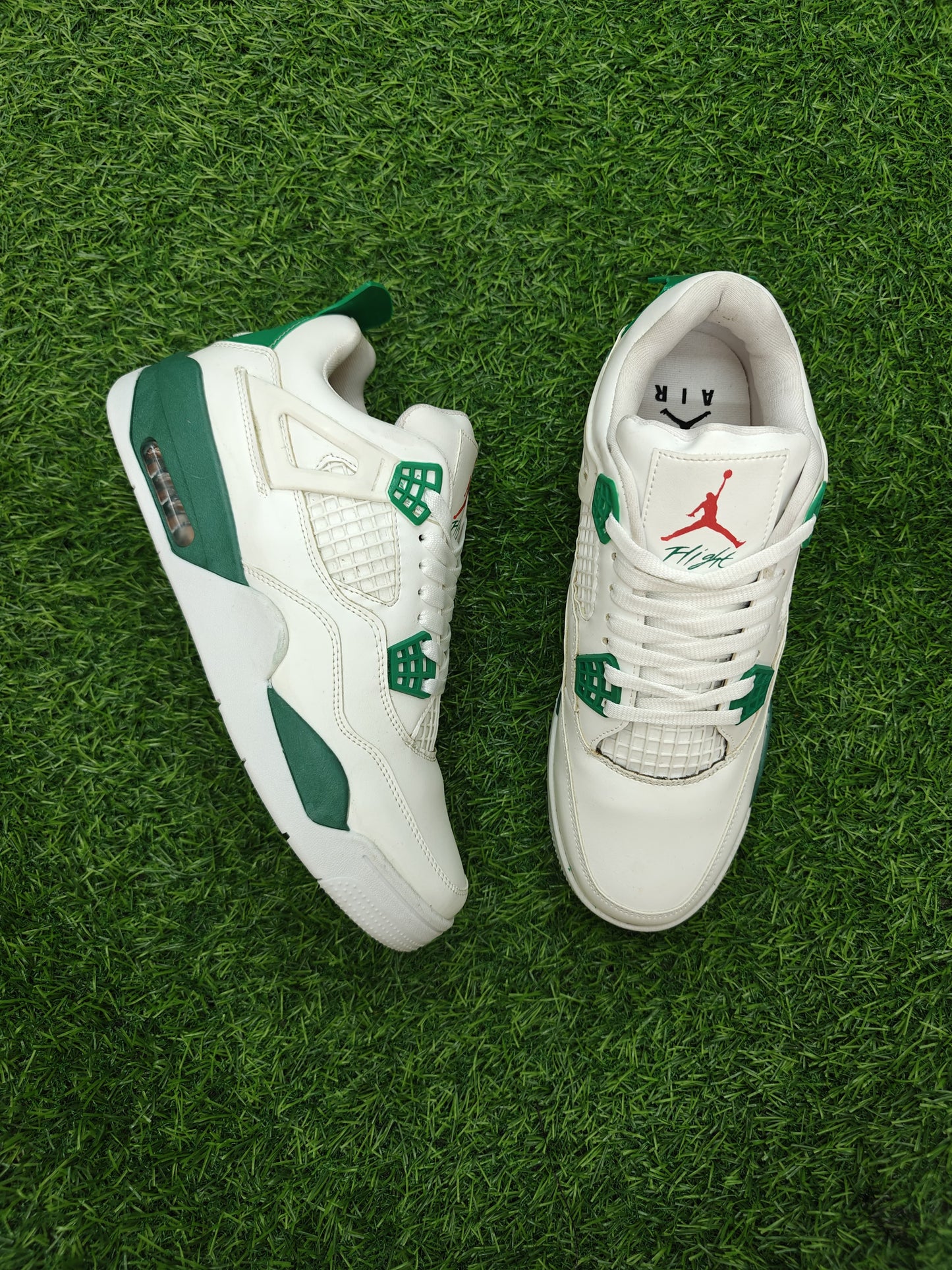 Retro 4 White Green