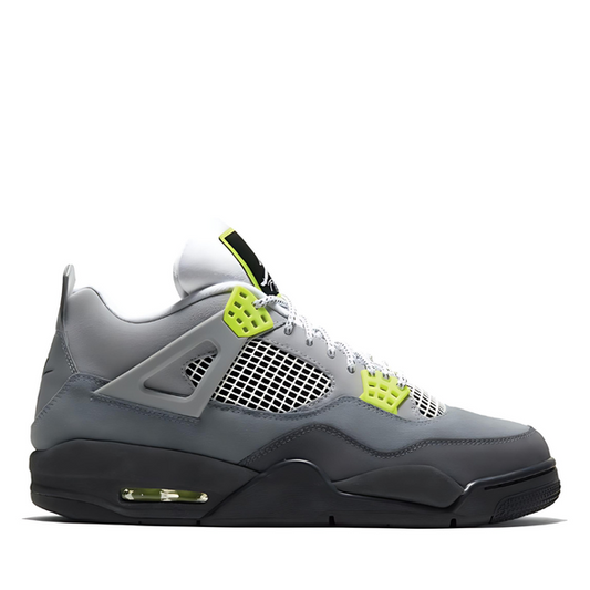 Retro 4 Neon Grey