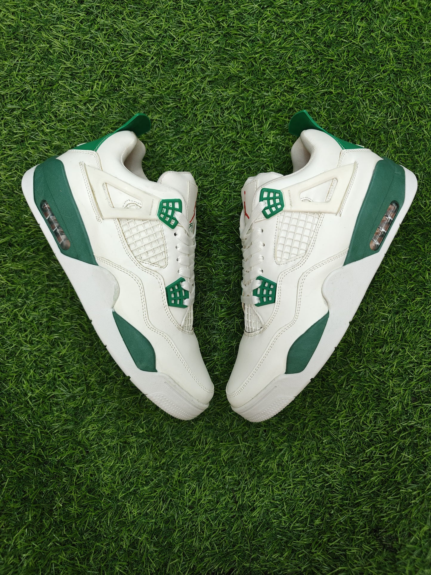 Retro 4 White Green